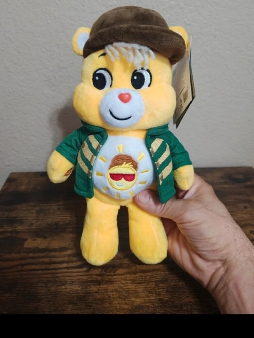 Care Bears x Wicked Fun Size Funshine Bear as Scarecrow Limited Edition Plush.